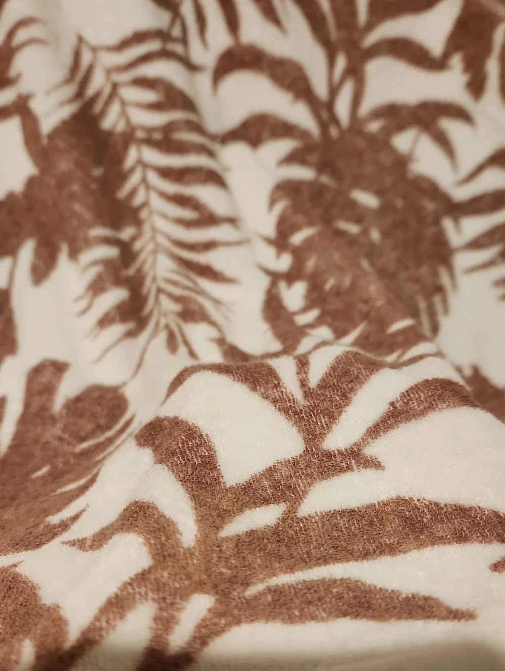 ❤️ EVEREVE TROPICAL PALM RAGLAN FRENCH TERRY SWEATSHIRT, SMALL - Picture 6 of 8